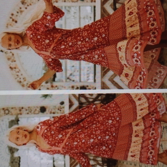 Spell and the Gypsy Portobello gown wine small - Picture 2 of 10